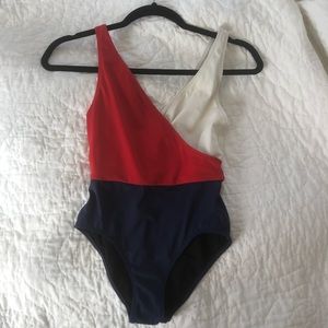 Solid & Striped Ballerina Fit One-piece Swimsuit